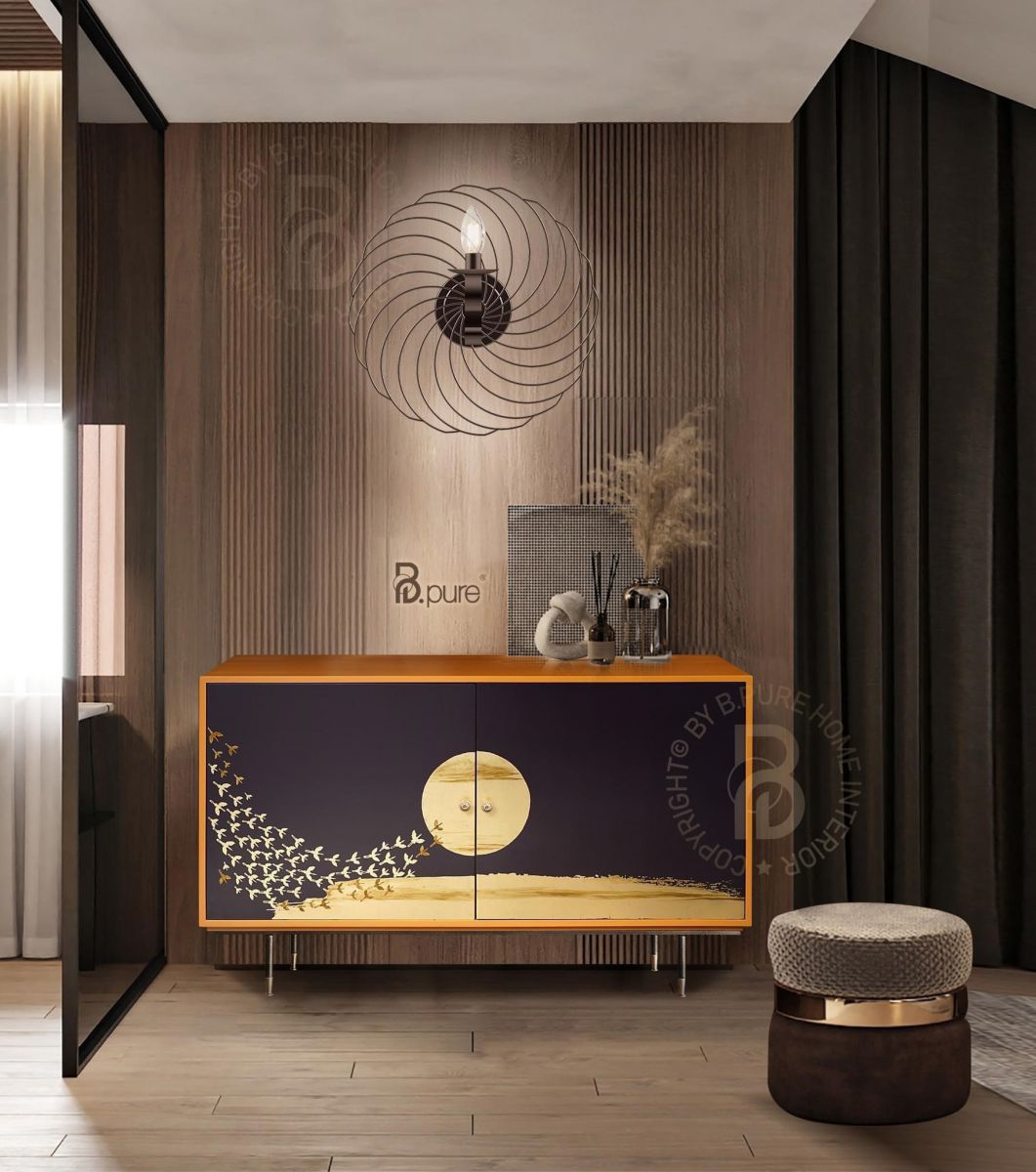 Kinh nghiệm lựa chọn tủ gỗ trang trí phòng khách đẹp, phù hợp với không gian sống 